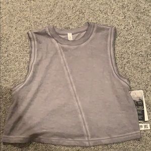 Lulu lemon gray tie dye tank top
